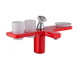 Смеситель для раковины Gappo G1096-7 красный